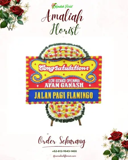 Sewa Papan Bunga Slukatan